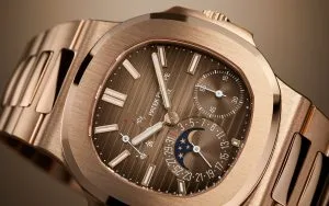 Patek Philippe 5712/1R-001 Nautilus Rose Gold Brown Dial Watch