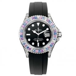 Rolex-Yacht-Master-126679SABR-Black-Dial-18K-White-Gold-Gem-Set-Bezel-Oysterflex-Watch