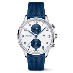 IWC IW371620 Portugieser Chronograph Silver Dial Stainless Steel Watch