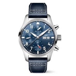 IWC IW388101 Pilot Chronograph Blue Dial 41mm Stainless Steel Watch