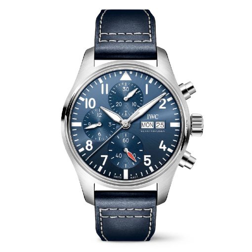 Iwc Iw388101 Pilot Chronograph Blue Dial 41Mm Stainless Steel Watch