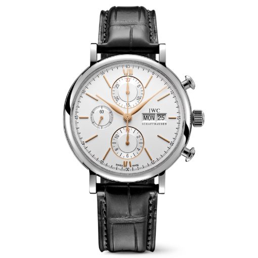 Iwc Iw391031 Portofino Chronograph Silver Dial Stainless Steel Watch