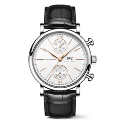 IWC IW391406 Portofino Chronograph 39mm Silver Dial Stainless Steel Watch