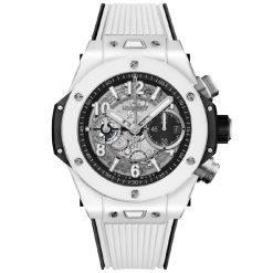 Hublot 421.hx.1170.rx Big Bang UNICO White Ceramic 44mm Men's Watch