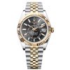 Rolex 336933-0004 Sky-Dweller Black Dial Oystersteel And 18K Yellow Gold Watch