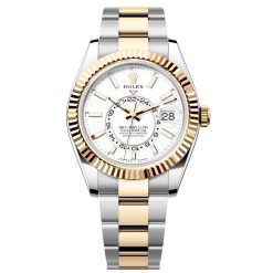 Rolex 336933-0005 Sky-Dweller White Dial Oystersteel and 18k Yellow Gold Watch