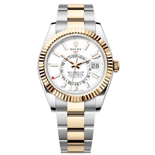 Rolex 336933-0005 Sky-Dweller White Dial Oystersteel And 18K Yellow Gold Watch