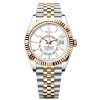 Rolex 336933-0006 Sky-Dweller White Dial Oystersteel And 18K Yellow Gold Watch