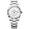 Rolex 336934-0003 Sky-Dweller Stainless Steel White Dial Oyster Bracelet Watch