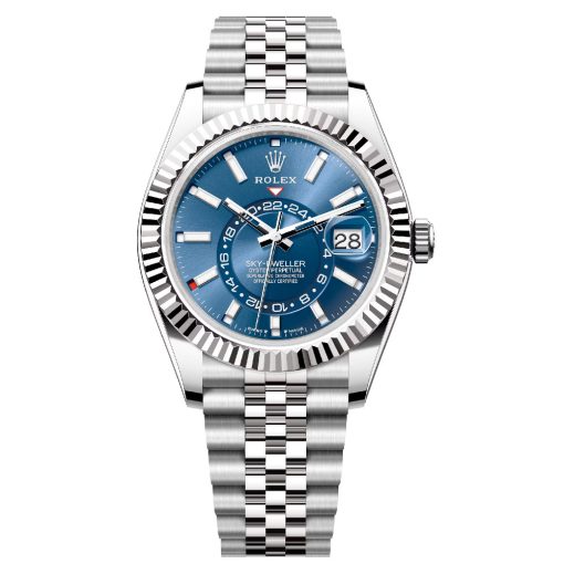 Rolex 336934-0006 Sky-Dweller Stainless Steel Blue Dial Jubilee Bracelet Watch