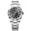 Rolex 336934-0007 Sky-Dweller Stainless Steel Black Dial Oyster Bracelet Watch