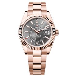 Rolex 336935-0004 Sky-Dweller Slate Dial 18k Everose Gold Watch