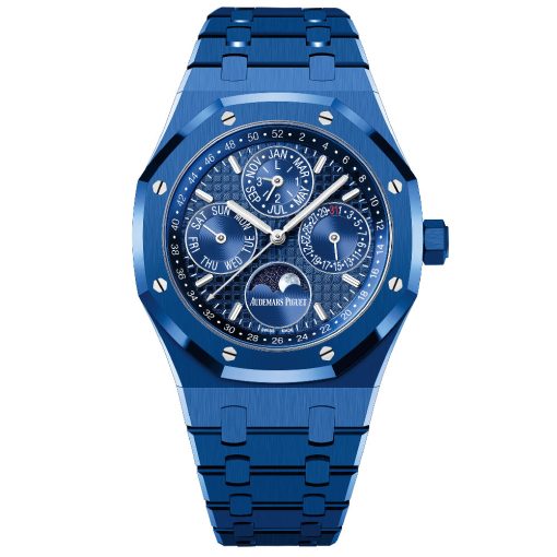 Audemars Piguet 26579Cs.oo.1225Cs.01 Royal Oak Perpetual Calendar Blue Ceramic Watch