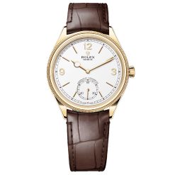 Rolex 52508-0006 Perpetual 1908 39mm White Dial Yellow Gold Watch