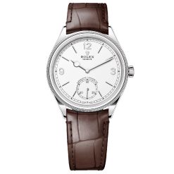 Rolex 52509-0006 Perpetual 1908 39mm White Dial White Gold Watch