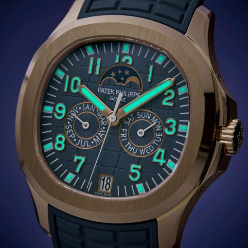 Patek Philippe 5261R-001 Aquanaut Luce Annual Calendar Rose Gold Blue Dial Watch - Image 5