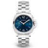 Panerai Pam01123 Luminor Due Blue Dial Stainless Steel Watch