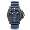 Panerai Pam01232 Submersible Quarantaquattro Carbotech Blu Abisso Watch