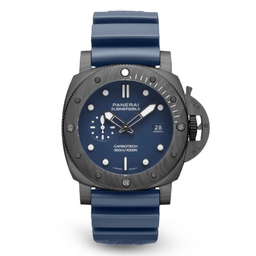 Panerai Pam01232 Submersible Quarantaquattro Carbotech Blu Abisso Watch