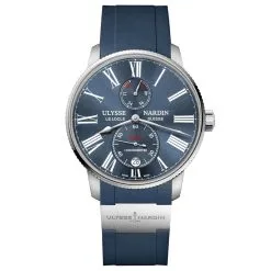 Ulysse Nardin 1183-310-3/43 Marine Chronometer Torpilleur 42mm Men's Watch