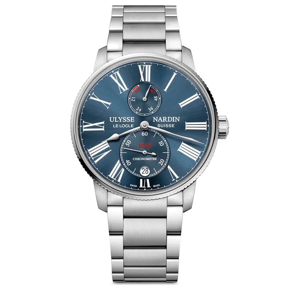 Ulysse Nardin 1183-310-7M/43 Marine Chronometer Torpilleur 42Mm Men'S Watc
