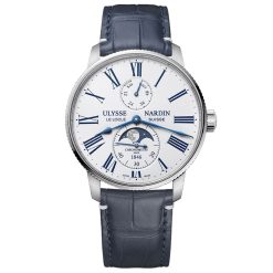 Ulysse Nardin 1193-310le-0a-175/1a Marine Torpilleur Moonphase 42mm Men's Watch