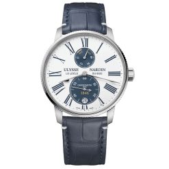 Ulysse Nardin 1183-310le-0a-175/1b PANDA Marine Chronometer Torpilleur 42mm Men's Watch