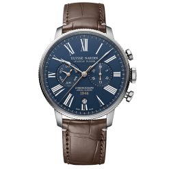 Ulysse Nardin 1533-320le-3a-175/1a Marine Torpilleur Annual Chronograph 44mm Men's Watch