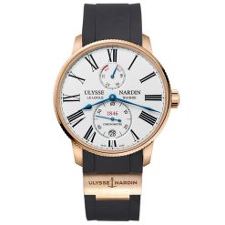 Ulysse Nardin 1182-310-3/40 Marine Chronometer Torpilleur 42mm Men's Watch