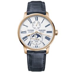 Ulysse Nardin 1192-310-0a/1a Marine Torpilleur Moonphase 42mm Mens Watch