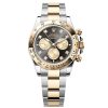 Rolex 126503-0002 Cosmograph Daytona Black Diamond Dial Oystersteel And 18K Yellow Gold Men'S Watch