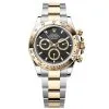 Rolex 126503-0003 Cosmograph Daytona Black Dial Oystersteel And 18K Yellow Gold Men'S Watch