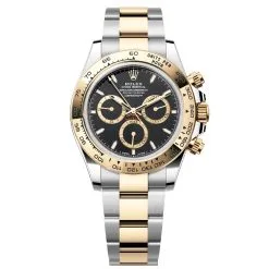 Rolex 126503-0003 Cosmograph Daytona Black Dial Oystersteel and 18k Yellow Gold Men's Watch