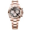 Rolex 126505-0002 Cosmograph Daytona Black Sundust Diamond Dial Everose Watch