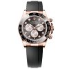 Rolex 126515Ln-0004 Cosmograph Daytona Black Sundust Diamond Dial Everose Oysterflex Watch