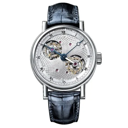 Breguet 5347Pt/11/9Zu Classique Grande Complications Double Tourbillon Mens Watch