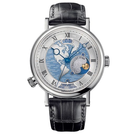 Breguet 5717Pt/Us/9Zu Classique Hora Mundi Mens Watch