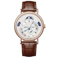 Breguet 7337br/12/9vu Classique Day Date Moonphase Mens Watch
