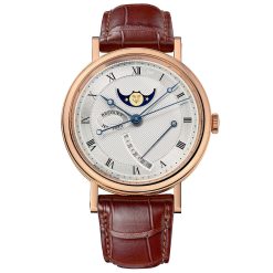 Breguet 7787br/12/9v6 Classique Moonphase Power Reserve 39mm Mens Watch