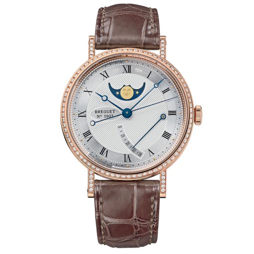 Breguet 8788Br/12/986/Dd00 Classique Moonphase Power Reserve 36Mm Ladies Watch