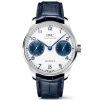 Iwc Iw500715 Portugieser Blue Dial Stainless Steel Watch