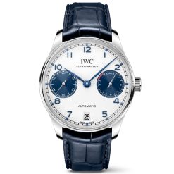 IWC IW500715 Portugieser Blue Dial Stainless Steel Watch