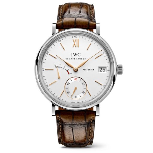 Iwc Iw510103 Portofino Silver Dial Manual-Winding Stainless Steel Watch