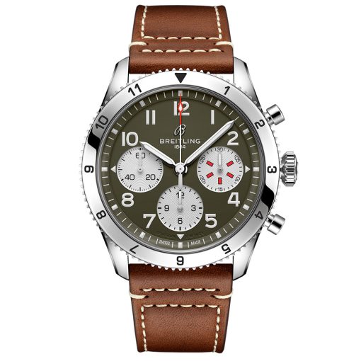 Breitling A233802A1L1X1 Classic Avi Chronograph 42 Curtiss Warhawk Mens Watch