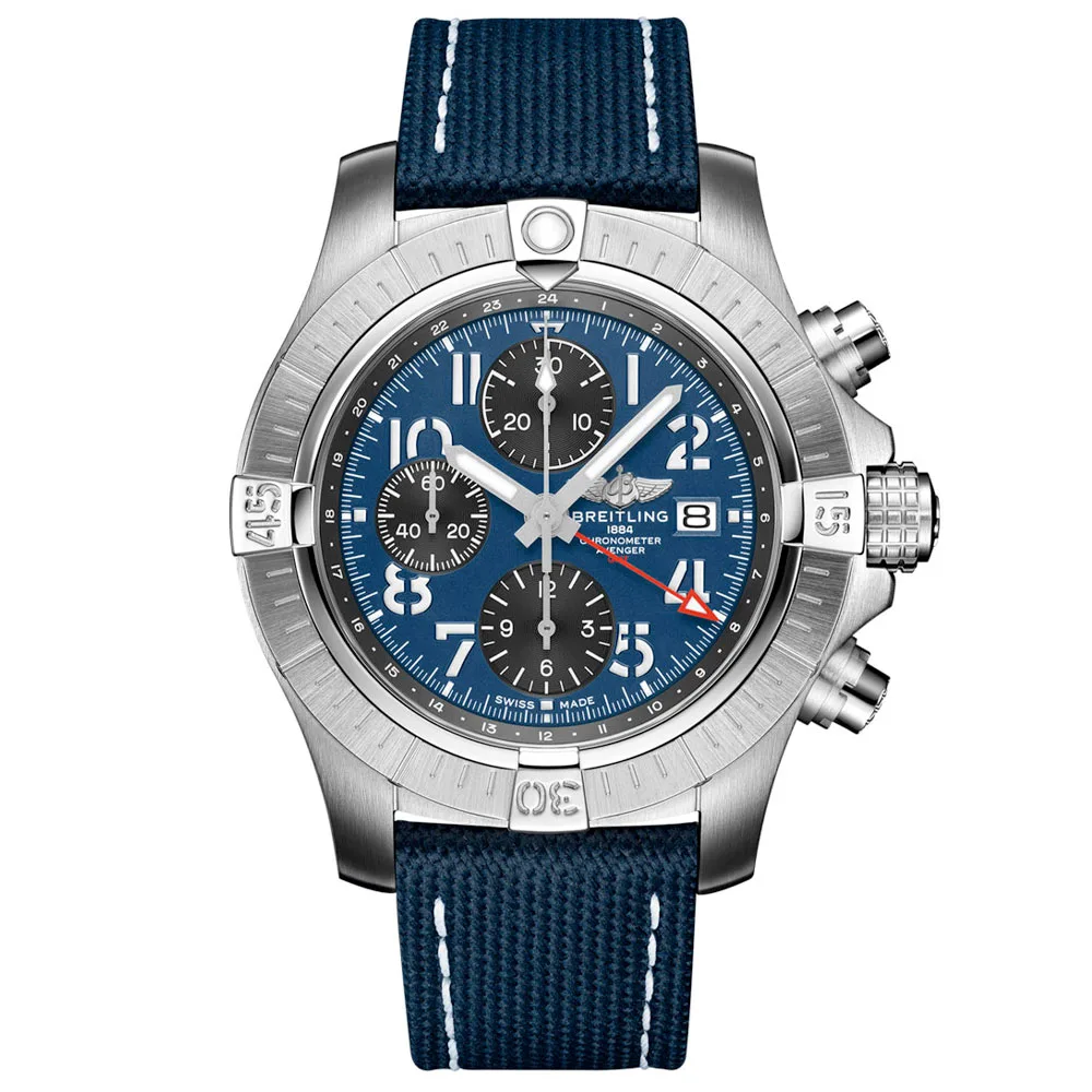 Breitling A24315101C1X2 Avenger Chronograph Gmt 45 Mens Watch