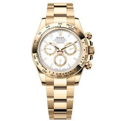 Rolex 126508-0001 Cosmograph Daytona White Dial Yellow Gold Watch