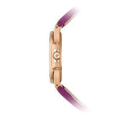 Patek Philippe 7010R 013 Nautilus Purple Dial Rose Gold Diamond Bezel Ladies Watch Side