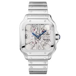 Cartier WHSA0014 Santos Skeleton watch, large model