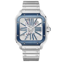 Cartier WHSA0026 Santos Skeleton watch, large model