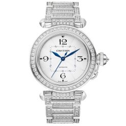 Cartier WJPA0014 Pasha Automatic 35mm Ladies Watch